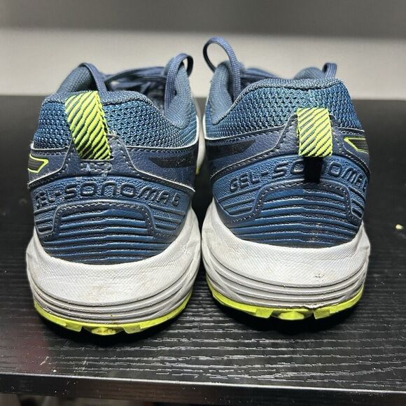 Asics Mens Gel-Sonoma 6 Blue Trail Running Shoes Size 12 - Picture 8 of 12